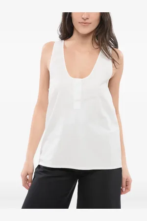 Saint Laurent Henley tank top