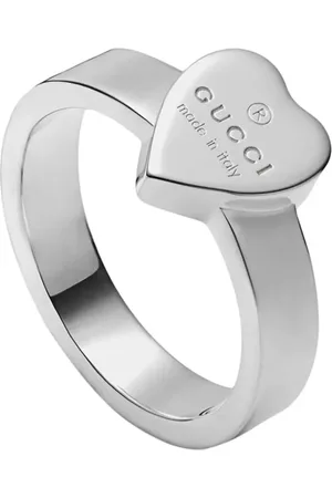 Gucci Sterling Trademark heart ring