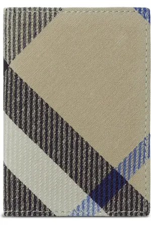 Burberry Check folding card case