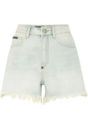 Philipp Plein Fringed-edge shorts