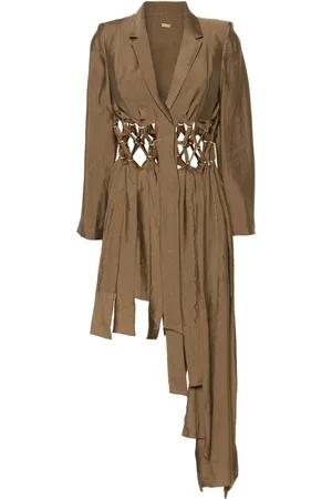 Cult Gaia Elena cut-out asymmetric dress