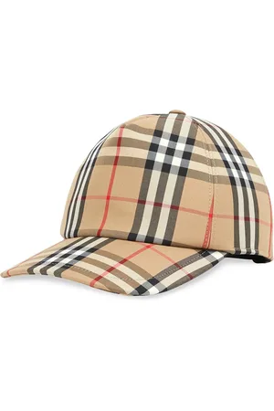 Burberry Check print baseball cap