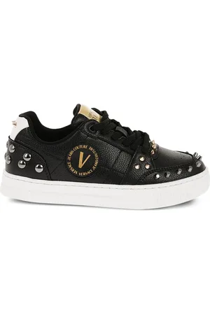 VERSACE Court 88 studded leather sneakers