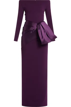 Solace Kori off-shoulder gown