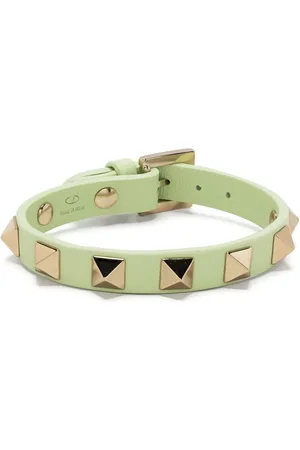 VALENTINO GARAVANI Rockstud-embellished leather bracelet