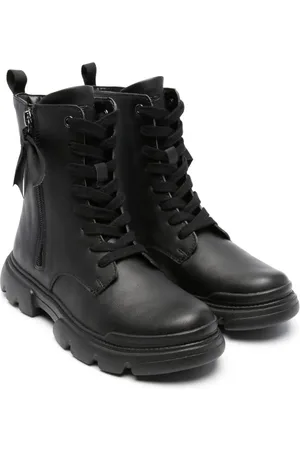 Geox Junette combat lace-up boots
