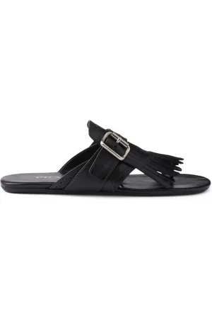 Prada Shuffle leather thong sandals