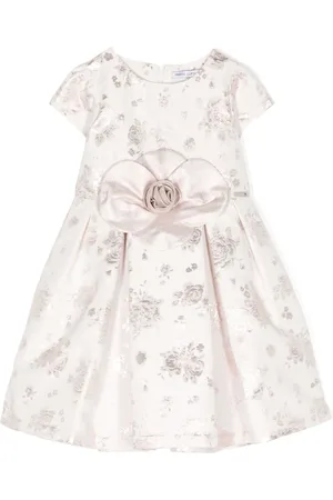 Mama Luma Floral-pattern brocade dress