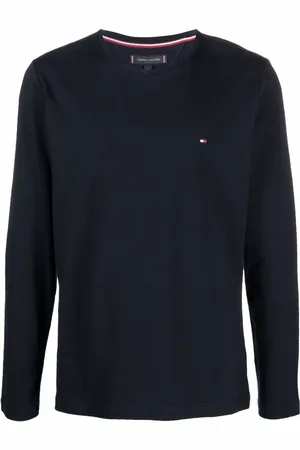 Tommy Hilfiger Logo-embroidered long-sleeve T-shirt