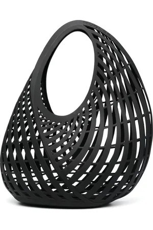 MUGLER Cut-out spiral tote bag