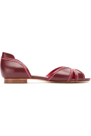 Sarah Chofakian Leather ballerinas