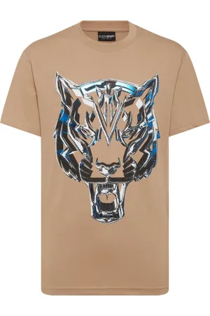 Philipp Plein SS Chrome Tiger cotton T-shirt