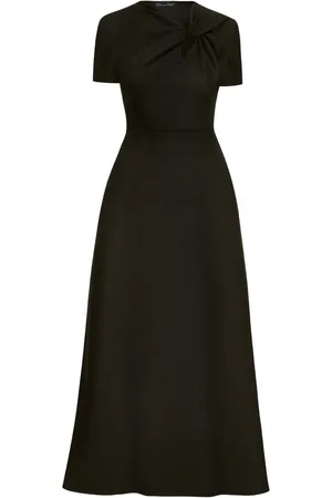 Oscar de la Renta Twist-embellished dress