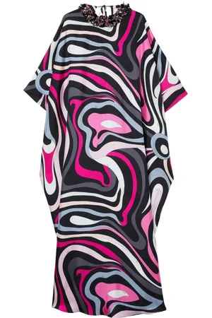 Puccini Marmo-print dress