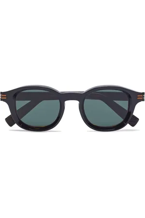 Ermenegildo Zegna Oval-frame tinted-lenses sunglasses