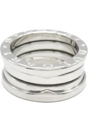 Bvlgari 2010s 18K white gold B.zero1 ring