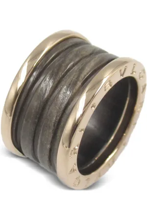 Bvlgari 2010s 18K rose B Zero One ring