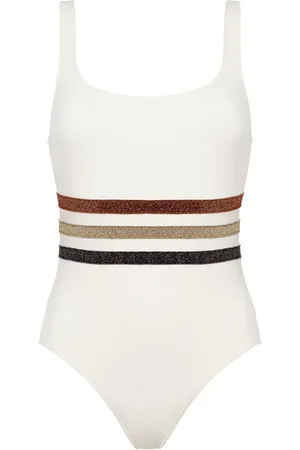 ERES Radieux striped-waistband swimsuit
