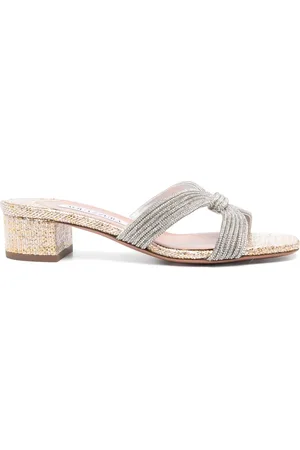 Aquazzura 35mm Crystal Muse sandals