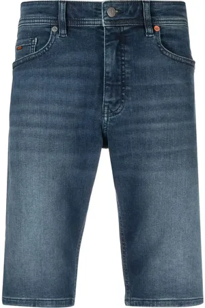 HUGO BOSS Slim-cut denim shorts