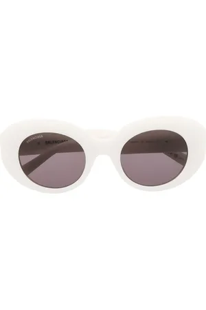 Balenciaga Oversized round-frame sunglasses