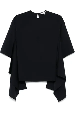 tibi Front-tied blouse