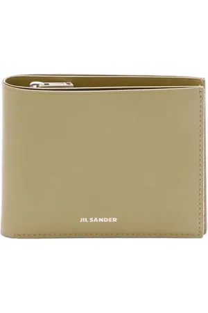 Jil Sander Bi-fold logo-debossed leather wallet