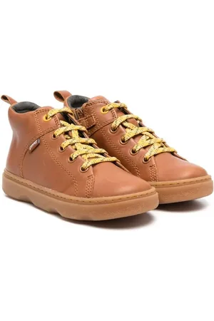 Camper Leather lace-up ankle boots