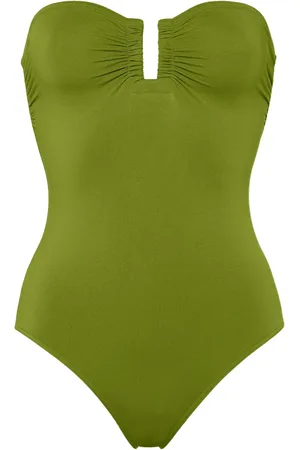 ERES Cassiop??e strapless ruched swimsuit