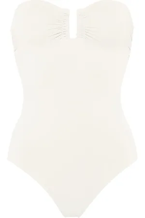 ERES Cassiop??e ruched bandeau swimsuit