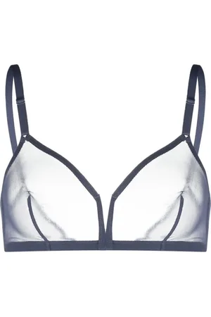 ERES Contrasting-trim spaghetti-strap bra