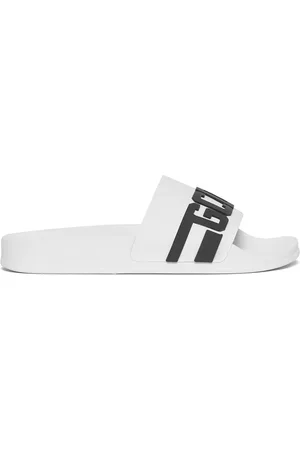 GCDS Logo-embossed pool slides