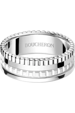Boucheron 18kt white gold Quatre Double White Edition ring