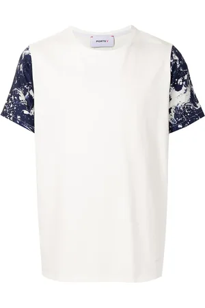 Ports V Paint-splatter short-sleeved T-shirt