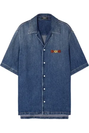 VERSACE Medusa Biggie denim shirt