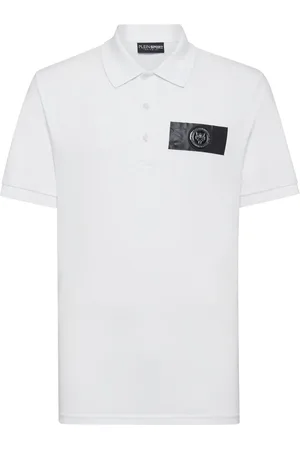 Philipp Plein Logo-plaque cotton polo shirt
