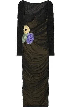 Tory Burch Sequin-embellished ruched dress