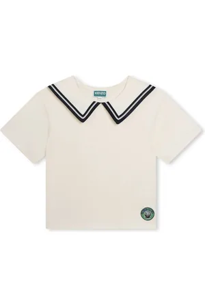Kenzo Sailor-collar cotton T-shirt