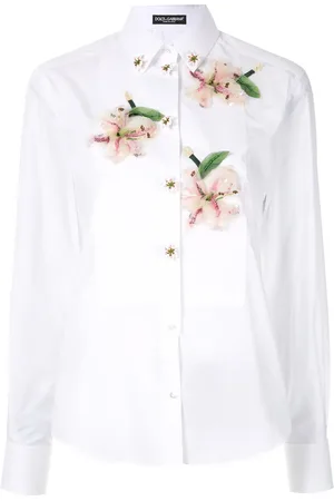 Dolce & Gabbana Flower appliqu?? shirt