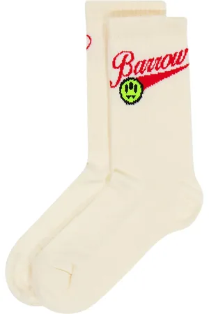 BARROW Logo-jacquard socks
