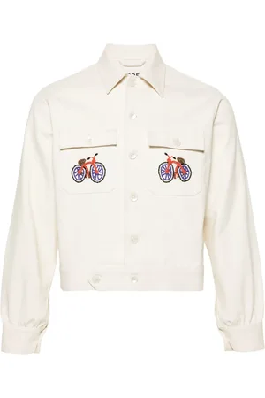 BODE Bicycle beaded-details shirt jacket