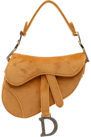 Dior 2019 Mini Velvet Saddle satchel