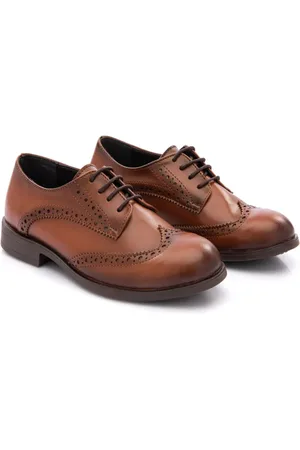 M. Moustache Polished round-toe brogues