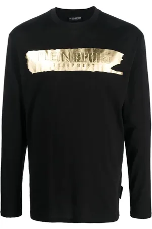 Philipp Plein Debossed-logo long-sleeved T-shirt