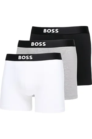 HUGO BOSS Logo-waistband boxers (pack of three)