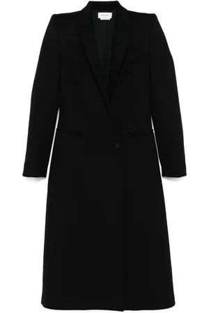 Alexander McQueen Stacked shoulder tailored coat