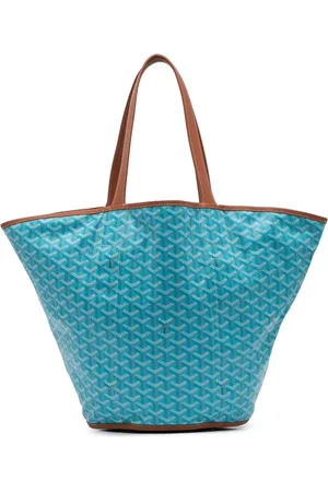 GOYARD 2019 Goyardine Reversible Belharra tote bag