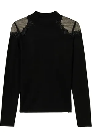 Twin-Set Embroidered turtleneck jumper