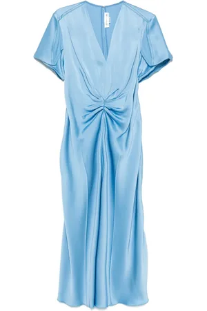 Victoria Beckham Gathered-waist maxi dress