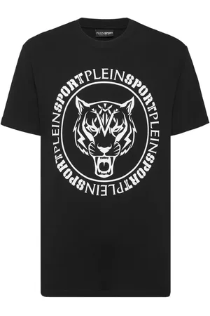 Philipp Plein Tiger-print cotton T-shirt